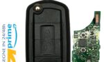 telecomando completo di chip 2 tasti lama a scatto stretta originale IEA