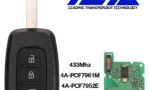 chiave completa con telecomando originale IEA 3 tasti lama fissa va2 pcf7961m hitag aes
