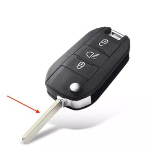 chiave completa con telecomando originale IEA 3 tasti con faro o macchina chip NCF2960 hitag AES type c