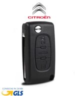 guscio originale IEA Lama a punta senza vano batteria 3 tasti citroen