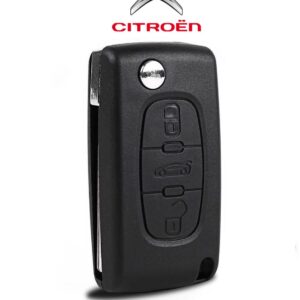 guscio originale IEA Lama a punta con vano batteria 3 tasti citroen