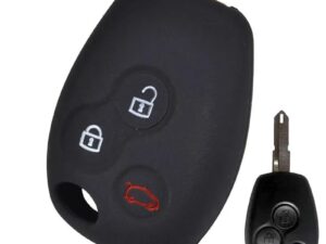 guscio copertura copri chiave silicone 3 tasti nero