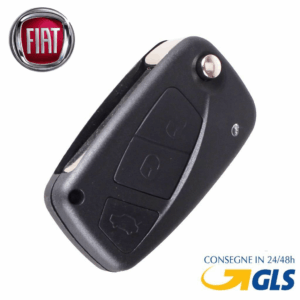 guscio telecomando fiat panda modello 169 3 tasti con sportellino logo rosso