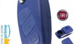 guscio telecomando fiat panda modello 169 3 tasti con sportellino BLU