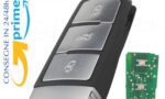 Chiave Telecomando ORIGINALE IEA PER Volkswagen Passat 3T COMPLETA di Chip elettronica