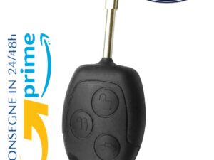 guscio cover 3 tasti diviso in due per ford con lama a chiodo nero originale IEA
