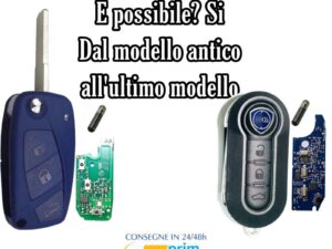 Chiave telecomando per FIAT BRAVO 2007  Con CHIP- Diventa new MODELLO
