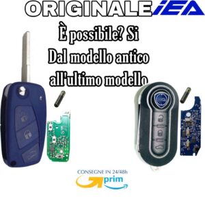 Chiave telecomando per FIAT BRAVO 2007  Con CHIP- Diventa new MODELLO