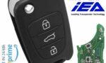 CHIAVE ORIGINALE IEA COMPLETA CHIP 3T TELECOMANDO PER HYUNDAI I20 / 2013