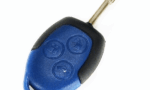 guscio cover 3 tasti diviso in due per ford con lama a chiodo 2 colori blu nero originale IEA