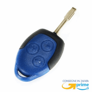 guscio cover 3 tasti diviso in due per ford con lama a chiodo 2 colori blu nero originale IEA