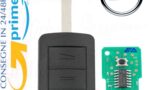 Telecomando 2 tasti completo di chip elettronica diviso in due opel originale iea