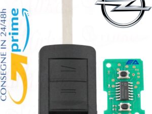 Telecomando 2 tasti completo di chip PCF7935 elettronica originale IEA per Opel Meriva / 2005