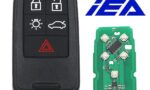 telecomando completo di chip 5 tasti keyless volvo originale iea