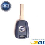 chiave fiat + chip transponder 7936 fissa lama sip22 nera originale iea