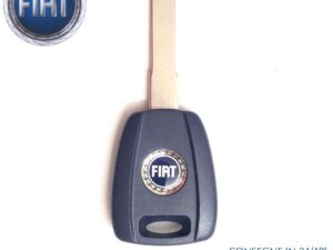 chiave fiat + chip transponder 7936 fissa lama sip22 nera originale iea