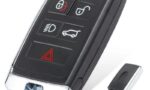guscio cover keyless 5 tasti jaguar forma quadrata cornice cromata originale iea