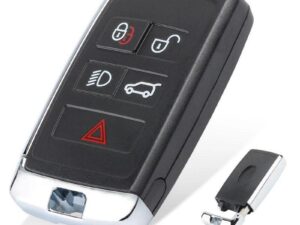 guscio cover keyless 5 tasti jaguar forma quadrata cornice cromata originale iea