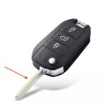 guscio peugeot citroen 3 tasti con fari al centro lama va2 pieghevole originale iea