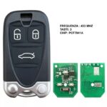 telecomando completo di chip originale IEA 3 tasti pcf7941A alfa 159 1° chip anno 2006