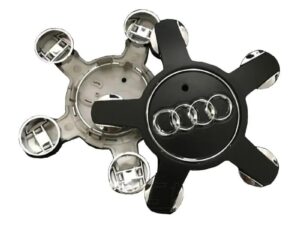 tappo copri mozzo nero copri bulloni ragno audi 135 mm a1 a3 A4 a5 a6 q3 q5 q7 tt