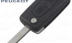 guscio cover telecomando 2 tasti + vano peugeot orignale IEA