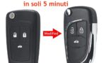 guscio modifica 3 tasti opel chevrolet lama a scatto