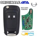 Chiave originale IEA Completa di chip 2 tasti per Opel Astra J / 2015 Version