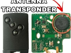 antenna bobina transponder per chiavi renault 4 tasti a scheda originale iea