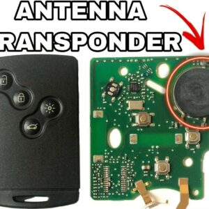 antenna bobina transponder per chiavi renault 4 tasti a scheda originale iea