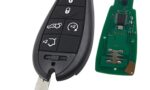 CHIAVE COMPLETA CHIP ORIGINALE IEA COMPATIBILE CHRYSLER DODGE JEEP 2/3/4/5/6 TASTI PCF7941A