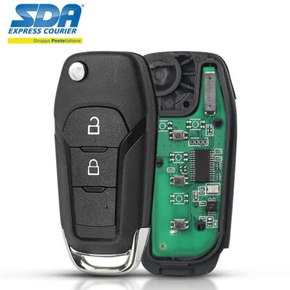 TELECOMANDO CHIAVE PER FORD ECOSPORT 2021 2/3 TASTI COMPLETA DI CHIP 434 MHZ ORIGINALE IEA