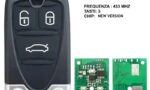 Telecomando completo di chip originale IEA 3 tasti Alfa 159 / Versione 2007