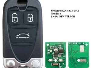 Telecomando completo di chip originale IEA 3 tasti Alfa Brera / 2° Versione  2008