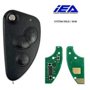 Telecomando chiave ORIGINALE IEA 3 tasti completo di chip elettronica per Alfa GT + Guscio per chiave Alfa