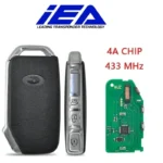 CHIAVE COMPLETA CHIP 3 TASTI TELECOMANDO PER KIA  New Version  433mhz / 2023
